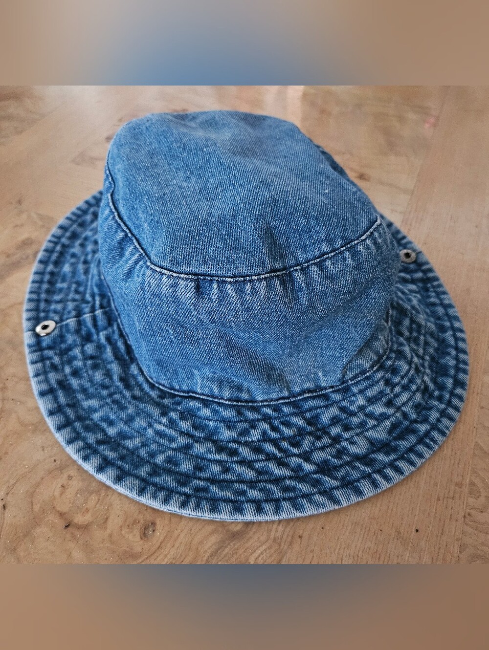 Vintage Denim Bucket /Safari Hat for Women